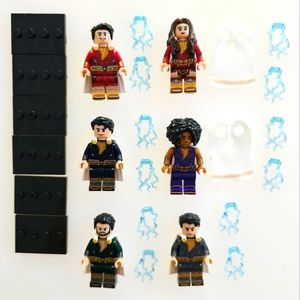 Lot of 6 Lego Compatible DC Super Heroes Shazam Captain Marvel Minifigures